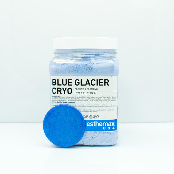 Glacier azul chorando hidrojelly