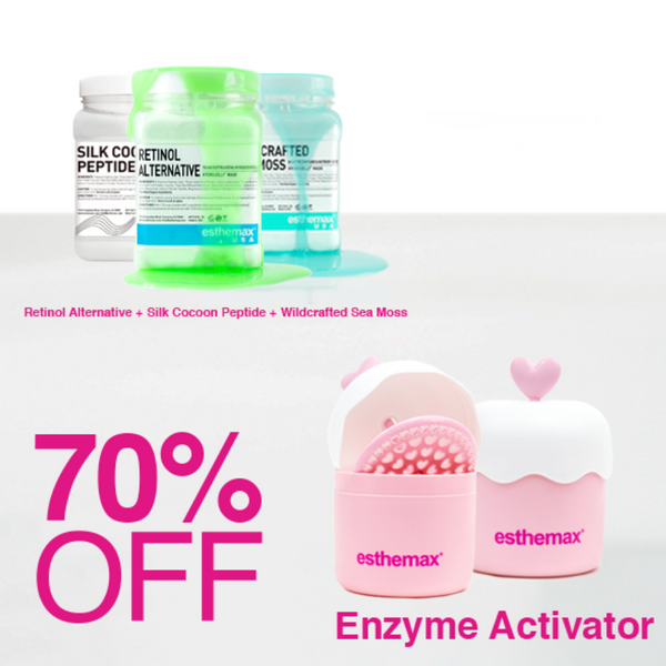 Option 1: Werbung für neue Masken + Enzympulver-Aktivator